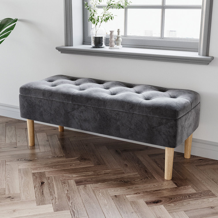 Etta Avenue Jase Upholstered Storage Bench & Reviews | Wayfair.co.uk